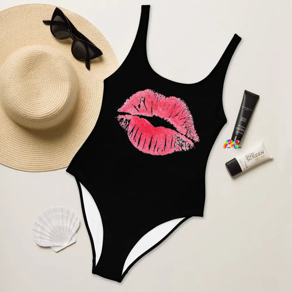 Lips and XOXO One-Piece Swimsuit - Ashley's Cosplay Cache