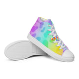 Women's Pastel Leopard Canvas High Tops - Cosplay Moon