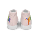 High Top, Women's, Canvas, Pink, Pride Shoes, Canvas, Converse-style shoes - Cosplay Moon