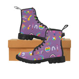 Women's Pride Lace Up Canvas Boots - Cosplay Moon