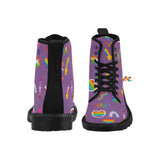 Women's Pride Lace Up Canvas Boots - Cosplay Moon