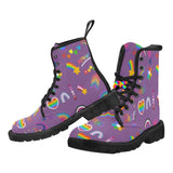 Women's Pride Lace Up Canvas Boots - Cosplay Moon