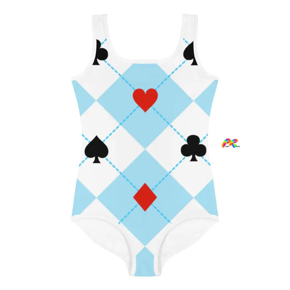 Wonderland All-Over Print Kids Swimsuit - Ashley's Cosplay Cache